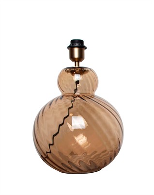 Lily Swirl Tischlampe - Brown